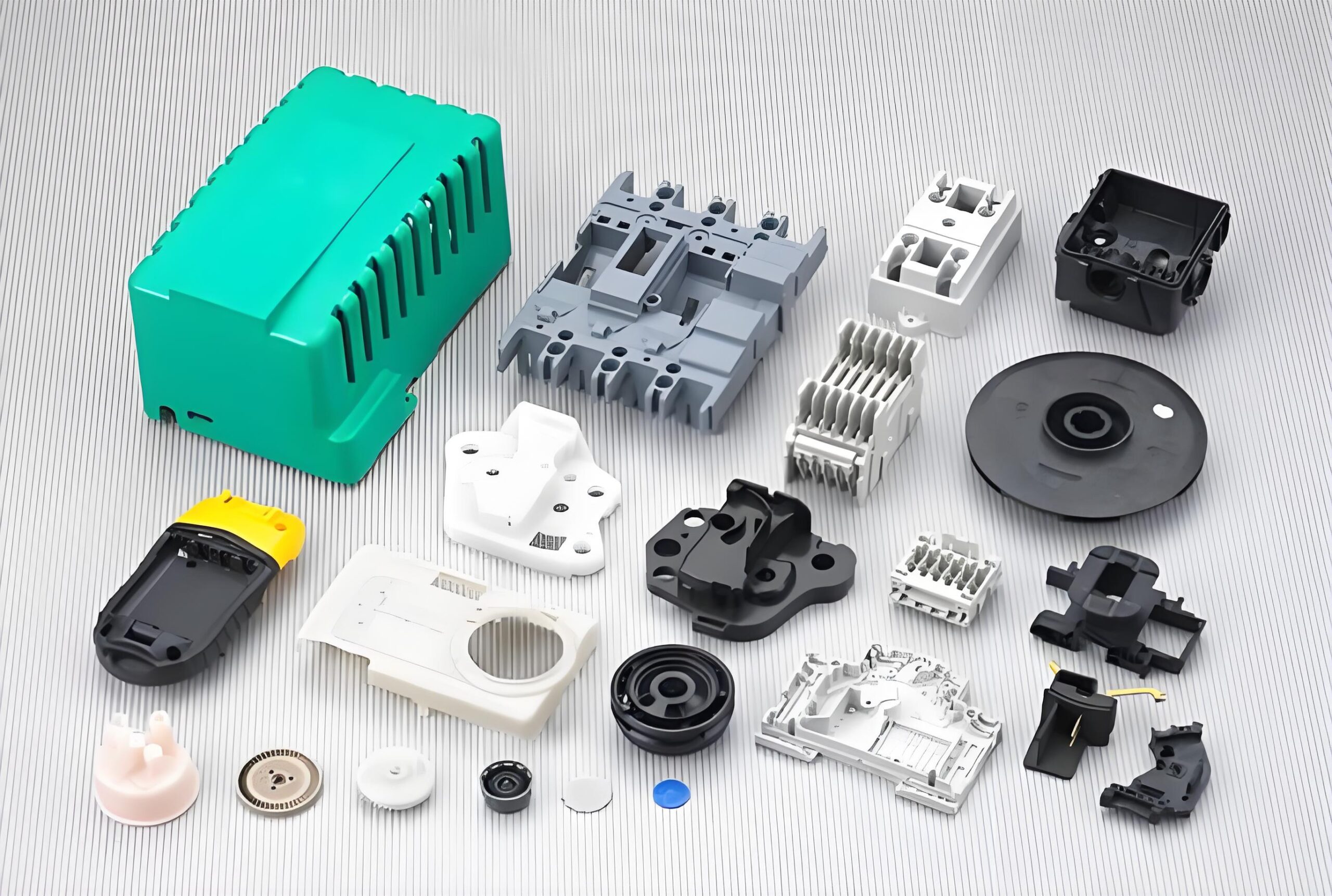 Precision injection molded plastic parts with consistent surface finish and tight tolerances