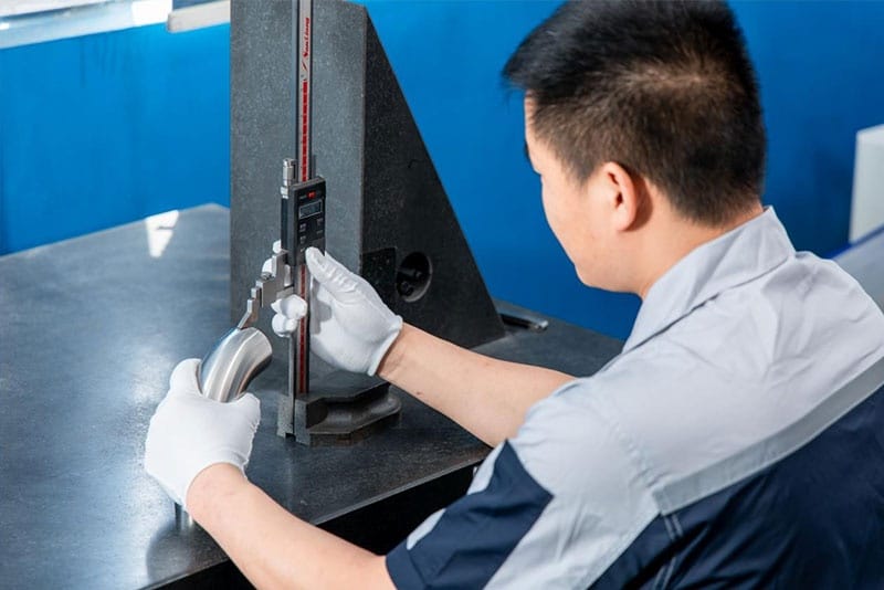 Rapzo precision inspection — dimensional verification and quality control for cast metal parts before shipment