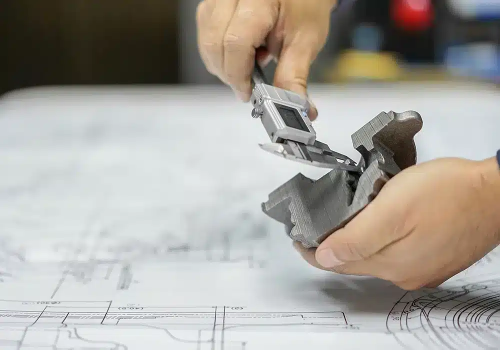 Rapzo quality inspection — precision dimensional inspection of sand cast parts using CMM and measurement tools