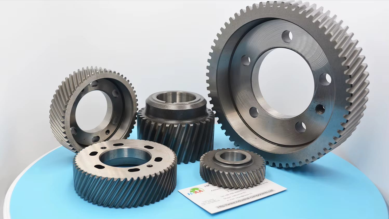 Custom precision gear manufacturing at Rapzo — complex gear components produced to customer drawings for OEM and industrial applications