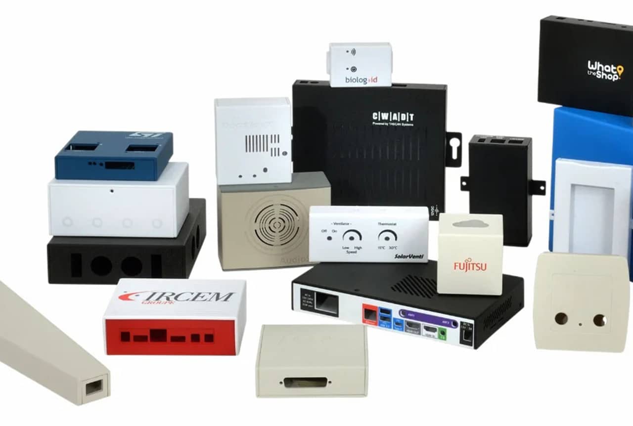 Injection molded electronics plastic housing and enclosures for consumer and industrial electronics