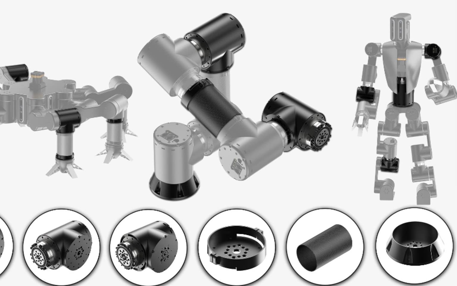 Custom CNC machined robotics component for automation and motion-control systems